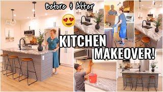 COMPLETE KITCHEN MAKEOVER!! EXTREME KITCHEN REMODEL | HOUSE TO HOME Little Brick House Episode 14