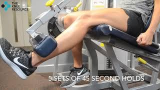 Isometric loading for patellar tendinopathy