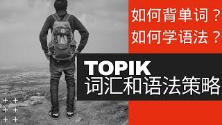 TOPIK词汇和语法策略，如何背韩语单词，如何学韩语语法？