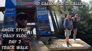 Angie Style Vlog Snowshoe World Cup TRACK WALK