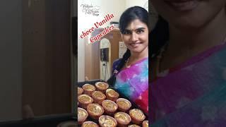 Choco Vanilla cup cakes #ytshorts #vidhuskitchen #cupcakes #chocovanillacupcakes #zebracupcakes