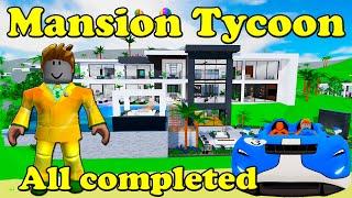 Roblox Mansion Tycoon All Houses are Completed