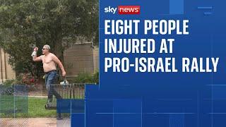 Several injured in attack at pro-Israel rally in Colorado