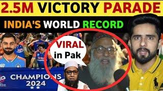 INDIA'S NEW WORLD RECORD, 1M VICTORY PARADE IN INDIA, PAKISTANI PUBLIC REACTION, REAL ENTERTAINMENT