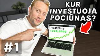 INVESTUOJAM #1 Atskleidžiu Savo Investicinį Porfelį Viešai