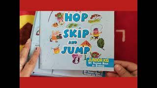 Macmillan hop skip and jump junior KG (LKG) books review