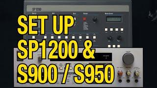 How to set up the SP1200 with an Akai S900 / S950 Sampler