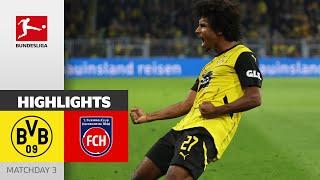 Adeyemi ON FIRE! | Borussia Dortmund - 1. FC Heidenheim 1846 4-2 | Highlights | MD 3 – Bundesliga