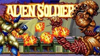 Alien Soldier (Mega Drive) Playthrough Longplay Retro game