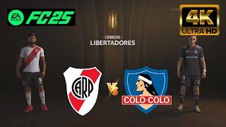 EA FC 25 - River Plate vs Colo Colo | Copa Libertadores 2024 | Cuartos Vuelta [4K 60]