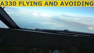 Airbus 330 Flying and Avoiding - Pilot Alexander ️