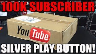 3 Years In the Making! 100k Subscriber Silver Play Button Plaque Unboxing!