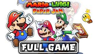 Mario & Luigi: Paper Jam HD - FULL GAME - No Commentary (Longplay)