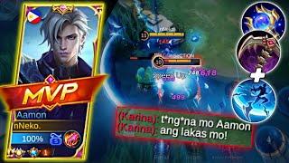 NO ONE CAN'T STOP! AAMON JUNGLE 100% SURE WIN RANK GAME - AAMON BEST BUILD 2022