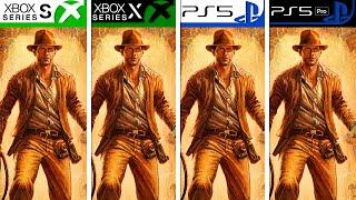Indiana Jones and The Great Circle | PS5 - PS5 Pro - Xbox Series S/X | Graphics Comparison