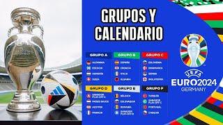 LOS GRUPOS Y CALENDARIO DE LA EUROCOPA ALEMANIA 2024|DATOS, SORTEO, PARTIDOS