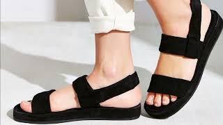 latest Flat Sandals for Girls 2023 Stylish flat sandals collection /College wear Daily use