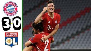 Bayern vs Lyon 3-0 - All Goals & Extended Highlights - 2020