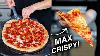 The Secret Method To Making The CRISPIEST Pizza!