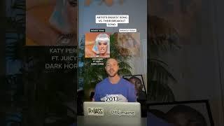 Artists Most Popular Song Vs. Their Breakout Song: Katy Perry #shorts #katyperry #darkhorse #pop