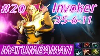 #20 Dota2 Top MMR- MATUMBAMAN plays Invoker - (35-6-11) - Full game