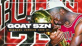 The Season Michael Jordan Finally Became A CHAMPION! 1990-91  GOAT SZN