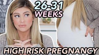 PREGNANCY UPDATE | LOW AMNIOTIC FLUID + VELAMENTOUS CORD INSERTION | 26-31 WEEKS!