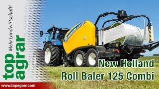 New Holland Roll Baler 125 Combi: Press-Wickel-Kombi im top agrar-Test