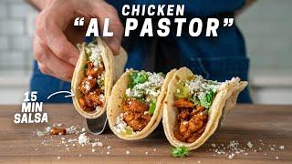 EASY 30 MINUTE CHICKEN AL PASTOR TACOS | WEEKNIGHTING