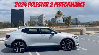 2024 Polestar 2 In-Depth Review and Drive (0-60mph Test Drive in Performance - Electric Vehicle)