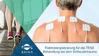 Schleudertrauma - Elektrodenplatzierung für TENS | axion