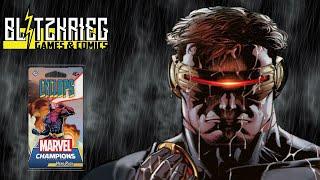 Marvel Champions Card Game Cyclops Hero Pack Expansion Unboxing