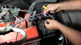 externally regulated alternator to internally regulated conversion EASY WAY gm how to