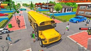 School Bus Driving Gameplay Level 17&18 #schoolbus #schoolbusgame #Schoolbusdriving #mobilephonegame