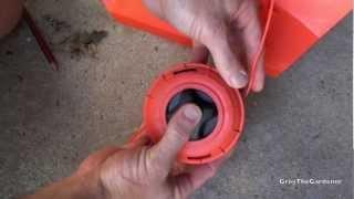 HOW TO REPLACE BUMP FEED WEED WACKER/WHIPPER SNIPPER LINE - Greg The Gardener