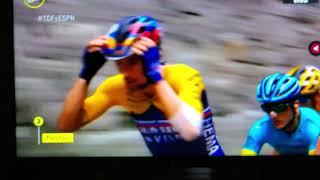 Primoz Roglic Le Tour Yellow Jersey tv grab Bogota Colombia September 2020 1