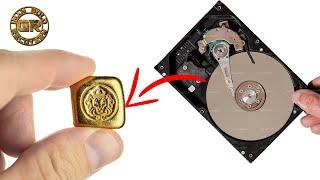 Gold Recovery from 150 Pcs Of Hard Disk | How To Gold Recovery from HDD Hard Disk