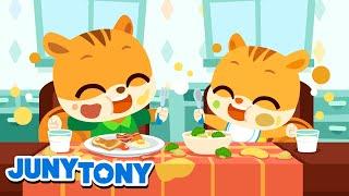 Let’s Eat Breakfast | The Most Important Meal of the Day | Healthy Habits | Kids Songs | JunyTony