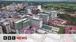 Inside the brand new city 'built on scams' on the Myanmar-Thai border | BBC News