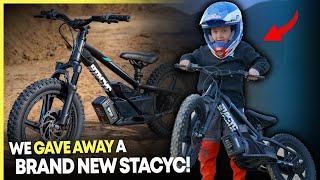 We Gave Away A Brand NEW Stacyc!!