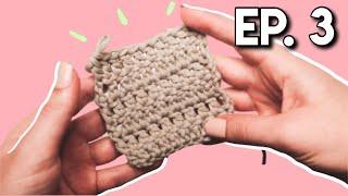 How To Crochet for the COMPLETE & UTTER Beginner | Ep. 3 Double Crochet