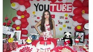 VLOG: MINHA FESTA DE ANIVERSÁRIO DO TEMA YOUTUBE