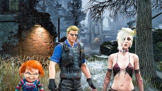 Survivor vs Wesker & Chucky Gameplay | Dead By Daylight (No Commentary)