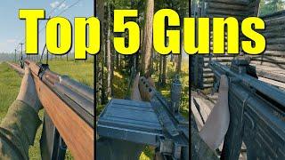 Top 5 BEST GUNS In Enlisted!!