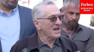 Hecklers Yell 'F--- Joe Biden,' Other Obscenities At Robert De Niro At Press Briefing Outside Trial