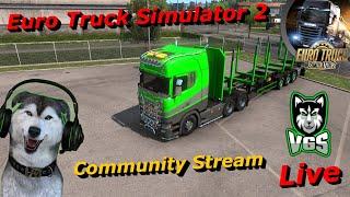 Euro Truck Simulator 2 Der Hund am Sonntag Nachmittag on tour mit euchCommunity StreamLIVE