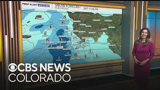Two spring storms will bring a  mix of weather across Colorado