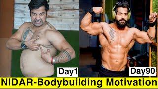 NIDAR- Ft. Dino James||GYM Motivation || 90 Days Transformation