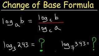 Change of Base Formula - Logarithms