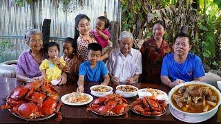 Sreypov Life Show: Grandparents looks very happy with the simple life in countryside